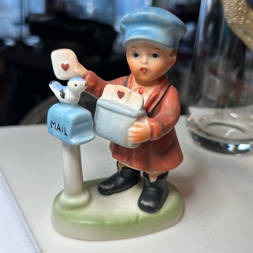Vintage Little Boy Postman - Our Children #8-7509 Taiwan by Norton